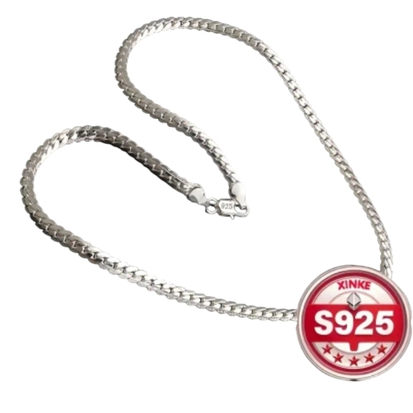 NEW 925 SS Elegant Chain unisex 19.69 in - Picture 1 of 4